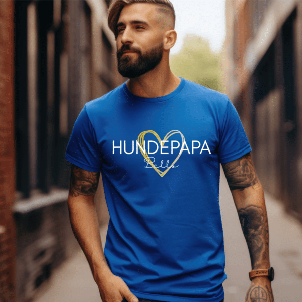 Hunde-Papa, Haustier-Besitzer, Herrli, Herrchen, Dog, Cat, Katze, Geburtstag, Papa Geschenk, Papa Geschenk personalisiert, Papa Geburtstag personalisiert, Papa T-Shirt, Papa T-Shirt mit Kindernamen, Papa T-Shirt mit Namen, Papa T-Shirt personalisiert, Papa Geburtstagsgeschenk, Papa T Shirt Geschenk, Papa T Shirt Tochter, Papa T Shirt Sohn, Papa T Shirt 4 XL, bester Papa, bald Papa, Geburt, werdende Väter