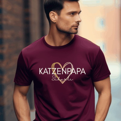 Katzen-Papa, Haustier-Besitzer, Herrli, Herrchen, Dog, Cat, Katze, Geburtstag, Papa Geschenk, Papa Geschenk personalisiert, Papa Geburtstag personalisiert, Papa T-Shirt, Papa T-Shirt mit Kindernamen, Papa T-Shirt mit Namen, Papa T-Shirt personalisiert, Papa Geburtstagsgeschenk, Papa T Shirt Geschenk, Papa T Shirt Tochter, Papa T Shirt Sohn, Papa T Shirt 4 XL, bester Papa, bald Papa, Geburt, werdende Väter