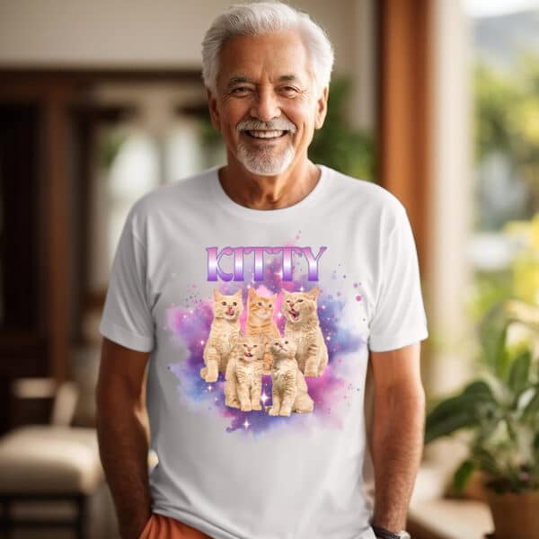 Katzen-Papa, Hunde-Papa, Katzen-Mama, Hunde-Mama, 90er Retro Stil, Bootleg, Vintage, eigens Foto, Foto-Geschenk, Porträt-Shirt, Tier-Liebhaber, , Pferd, Haustier-Besitzer, Cat, Dog, Katze, Pferd, Shirt, Hoodie, Sweater, Pullover, Vatertag, Geschenk-Idee, Geburtstag, Weihnachten, Vaterschaft, bald Papa, Baby, Kind, Kinder, Personalisiert, mit Name, TShirt, Geburt, werdende Väter, Bester Papa, Geschenk für Ihn, Jahreszahl, Cool,